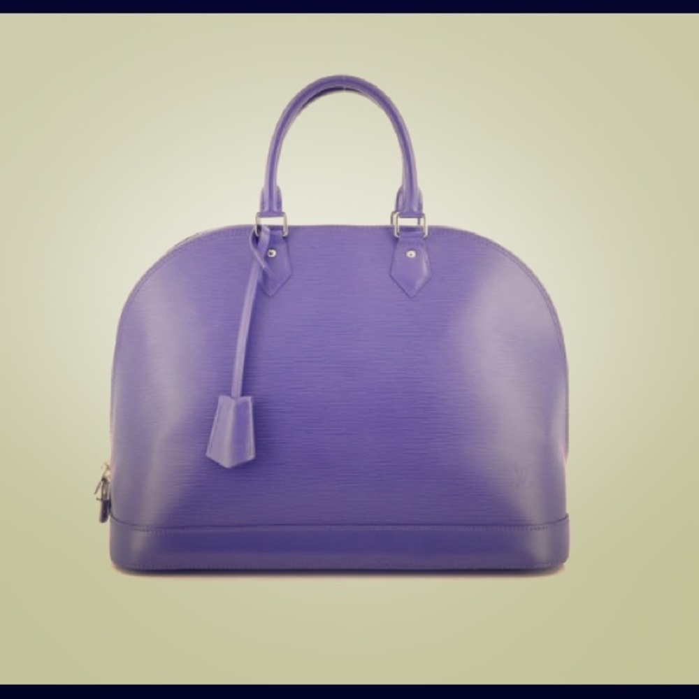 Purple Louis Vuitton Alma